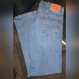 Levi Mens 505 Straight Regular Fit Jeans